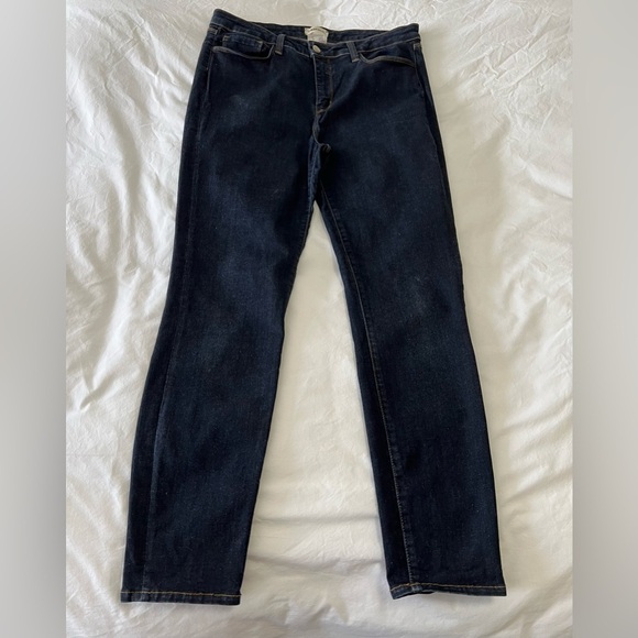 L'AGENCE | Women’s SZ 31 | Margot High Rise Ankle Skinny Jeans | Dark Wash EUC - Picture 1 of 9